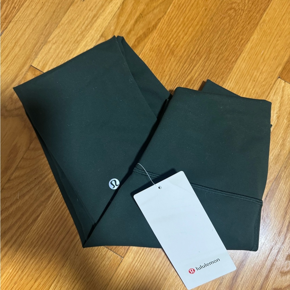 Lululemon Wunder Train HR Tight 28" in Forest Green